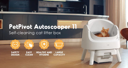 Petpivot Large Space Safety protection Automatic Cat Litter Box