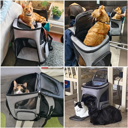 Breathable Pet Cat Carrier Backpack