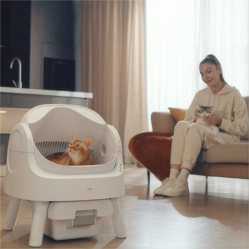 Petpivot Large Space Safety protection Automatic Cat Litter Box