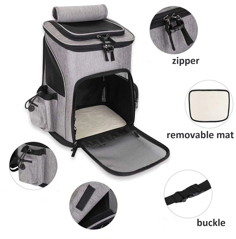 Breathable Pet Cat Carrier Backpack