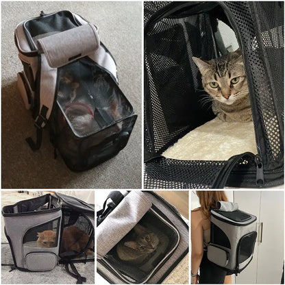 Breathable Pet Cat Carrier Backpack