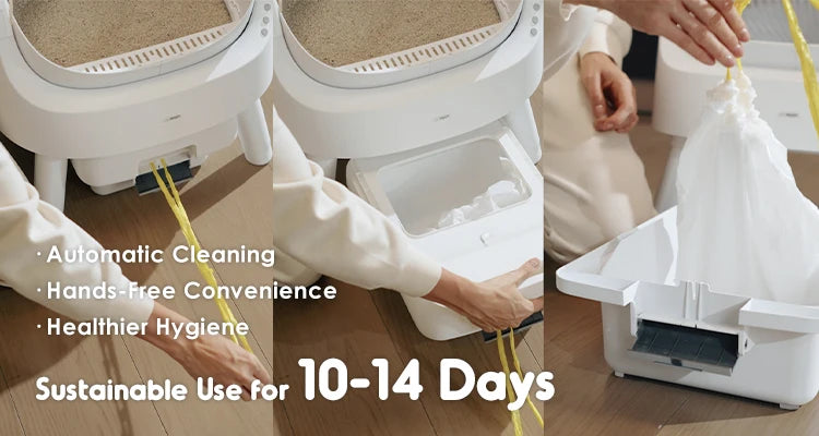 Petpivot Large Space Safety protection Automatic Cat Litter Box